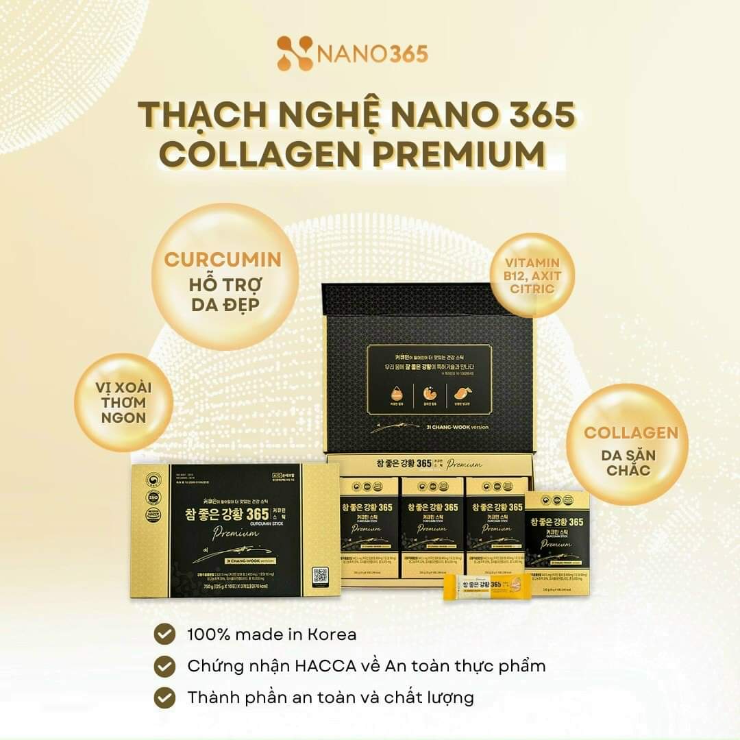 Tinh Chất Nghệ Nano 365 Premium Phiên Bản Mới