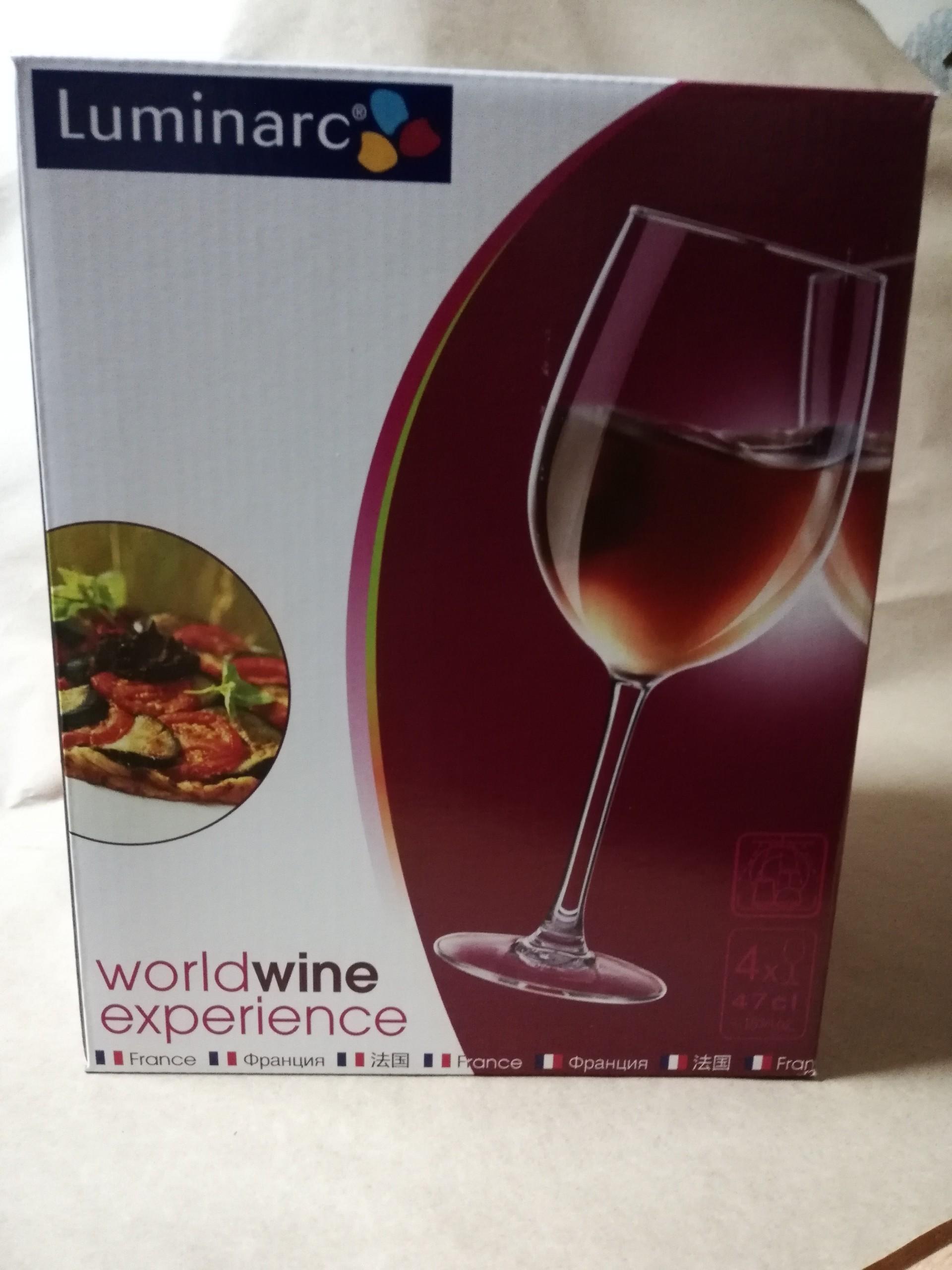 Bộ 4 ly rượu TT Luminarc World wine 470ml E5980