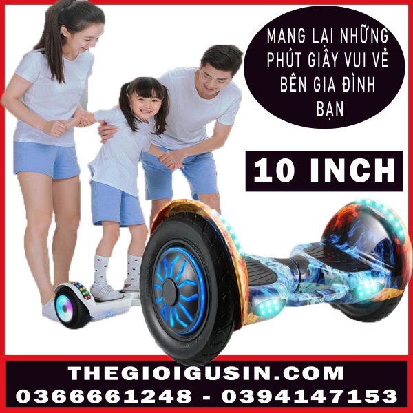 Mua xe thăng bằng 10inch Màu mới cực đẹp / test video / Niềm vui của gia đình là tiêu chí hàng đầu của GuSin <3