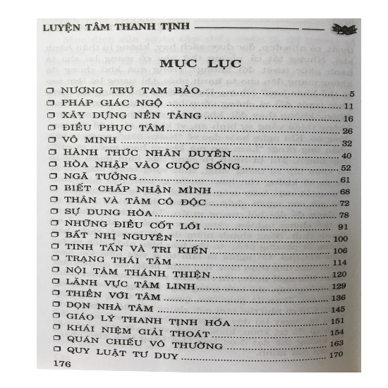 Sách - Luyện Tâm Thanh Tịnh