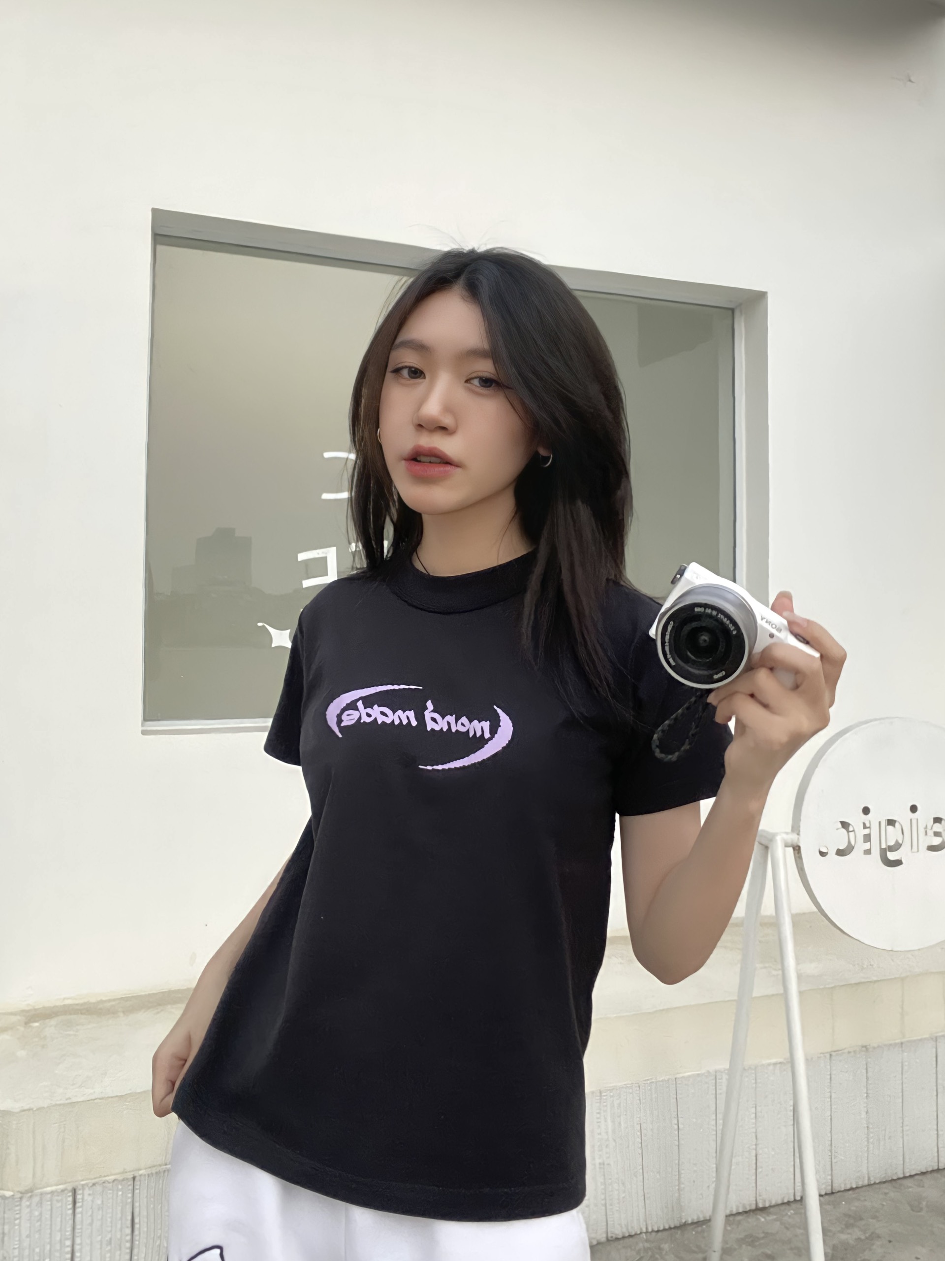 Áo thun baby tee MONÁ - TERRA ĐEN
