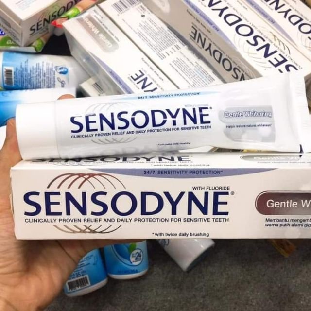 Combo 3/4/5/6/7 Tuýp Kem đánh răng sensodyne chống ê buốt thái lan