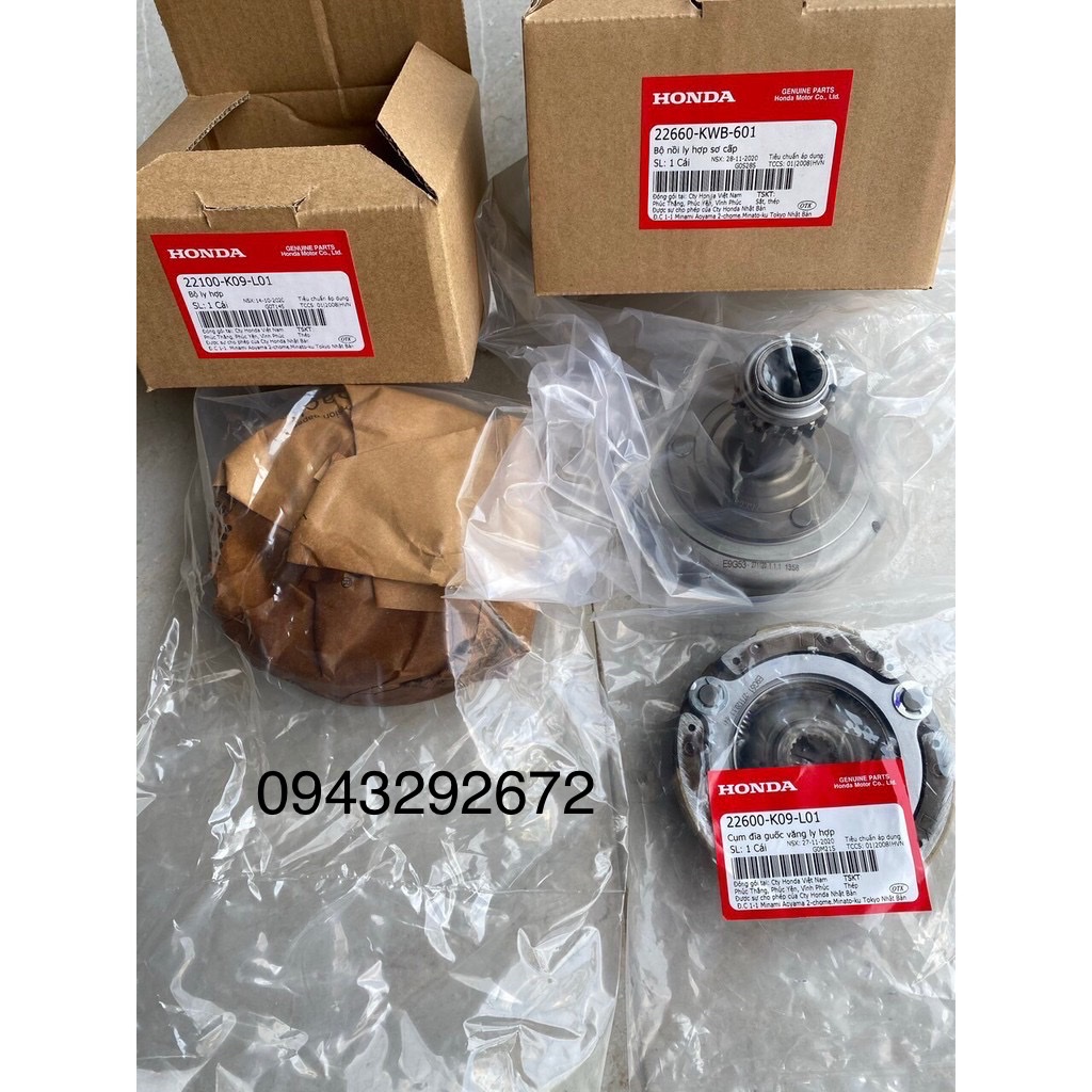 Bộ côn wave s 110, rsx 110, wave blade honda