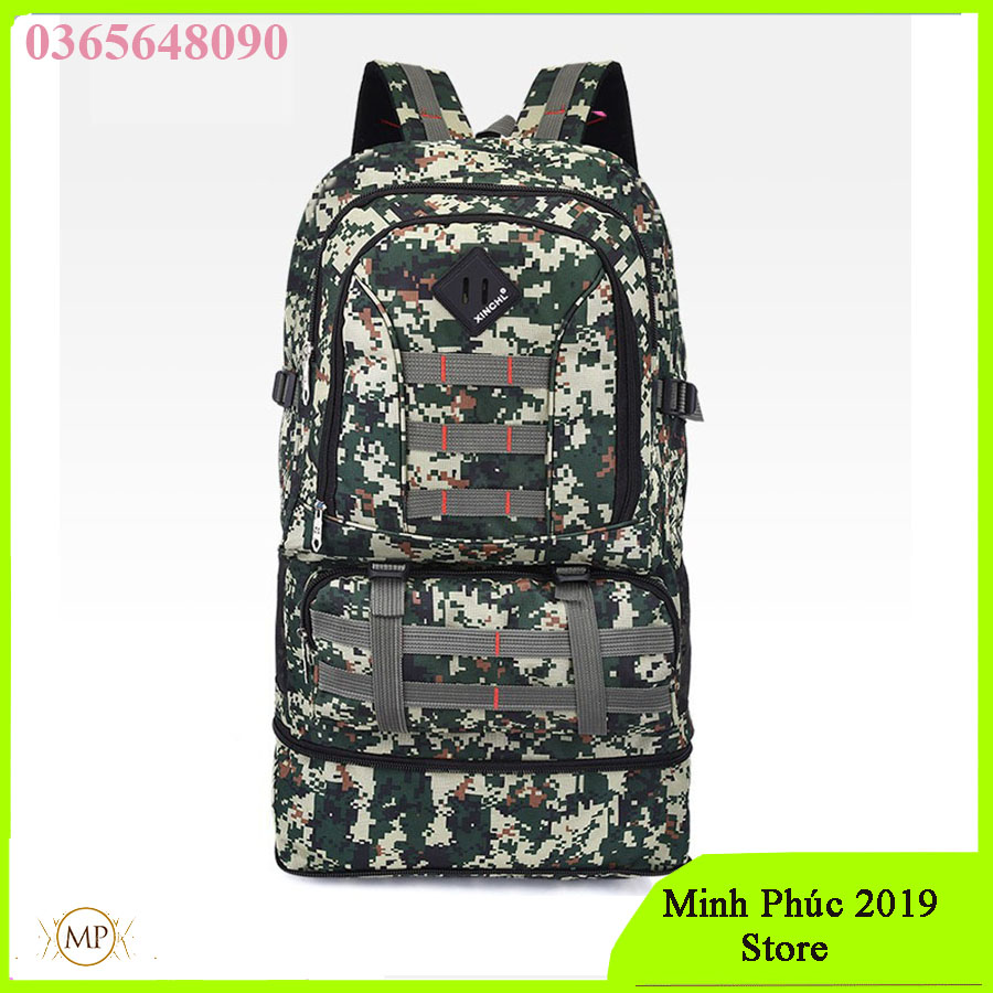 [MẪU HOT-80L] Ba Lô 80L, Túi Chiến Thuật Leo Núi Đi Bộ Đường Dài Chống Nước Cắm Trại Ngoài Trời Du lịch Nam Nữ, Balo du lịch cỡ lớn có nhiều ngăn rộng rãi đụng đồ