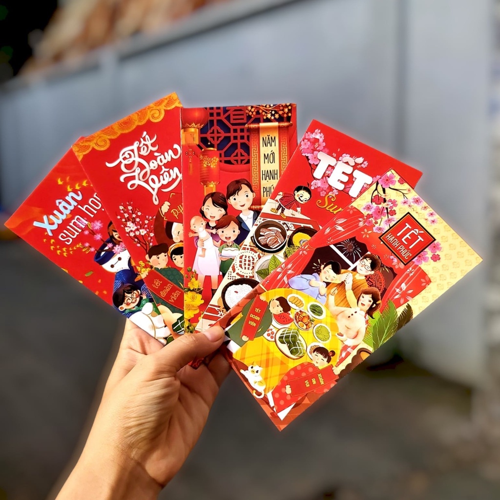 Combo 50 Bao Lì Xì Tết 2022 Mẫu Mới