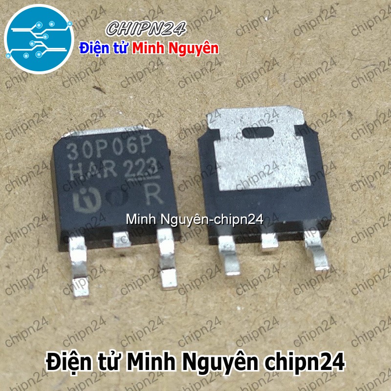 [2 con] (SOP) Mosfet Dán 30P06 TO-252 30A 60V Kênh P (SMD) (SPD30P06PG 30P06P) - HH006667