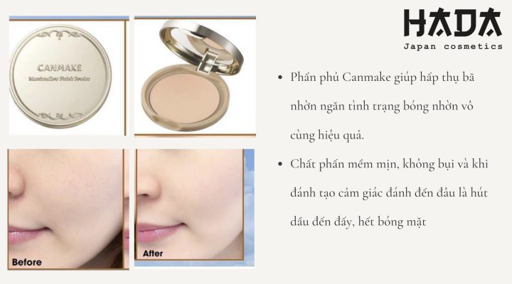Phấn Phủ Canmake Nhật Bản SPF26 PA++ ( Mẩu mới 2021)Tone MO,MB,ML,MP - HADA BEAUTY