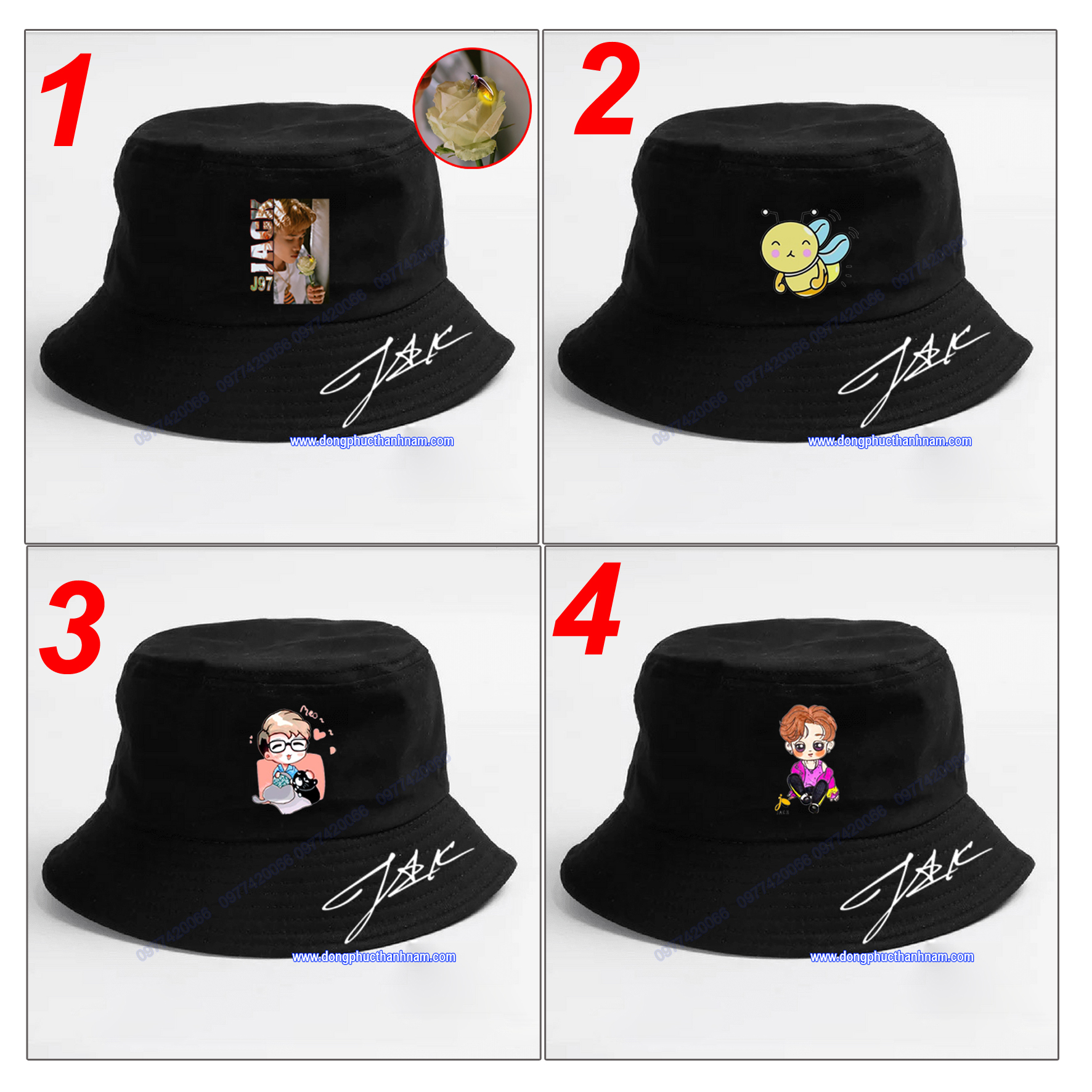 mũ Jack, bucket Jack, nón Jack, mũ tai bèo Jack