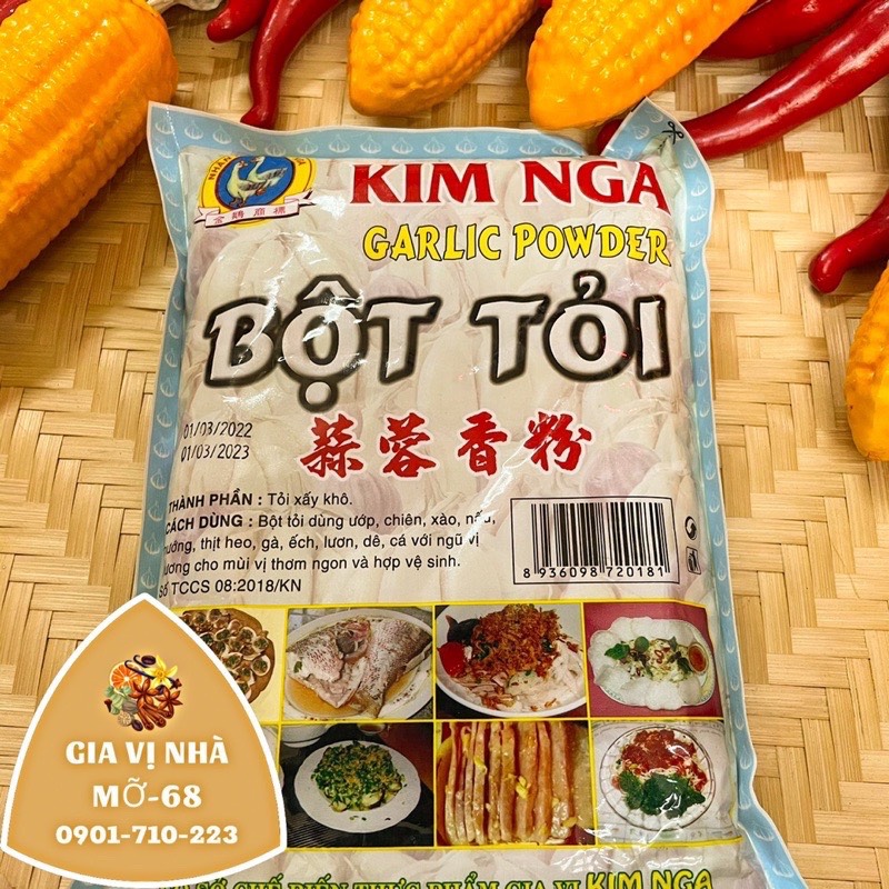 BỘT TỎI KIM NGA GÓI -100GR( CHIẾT )500GR