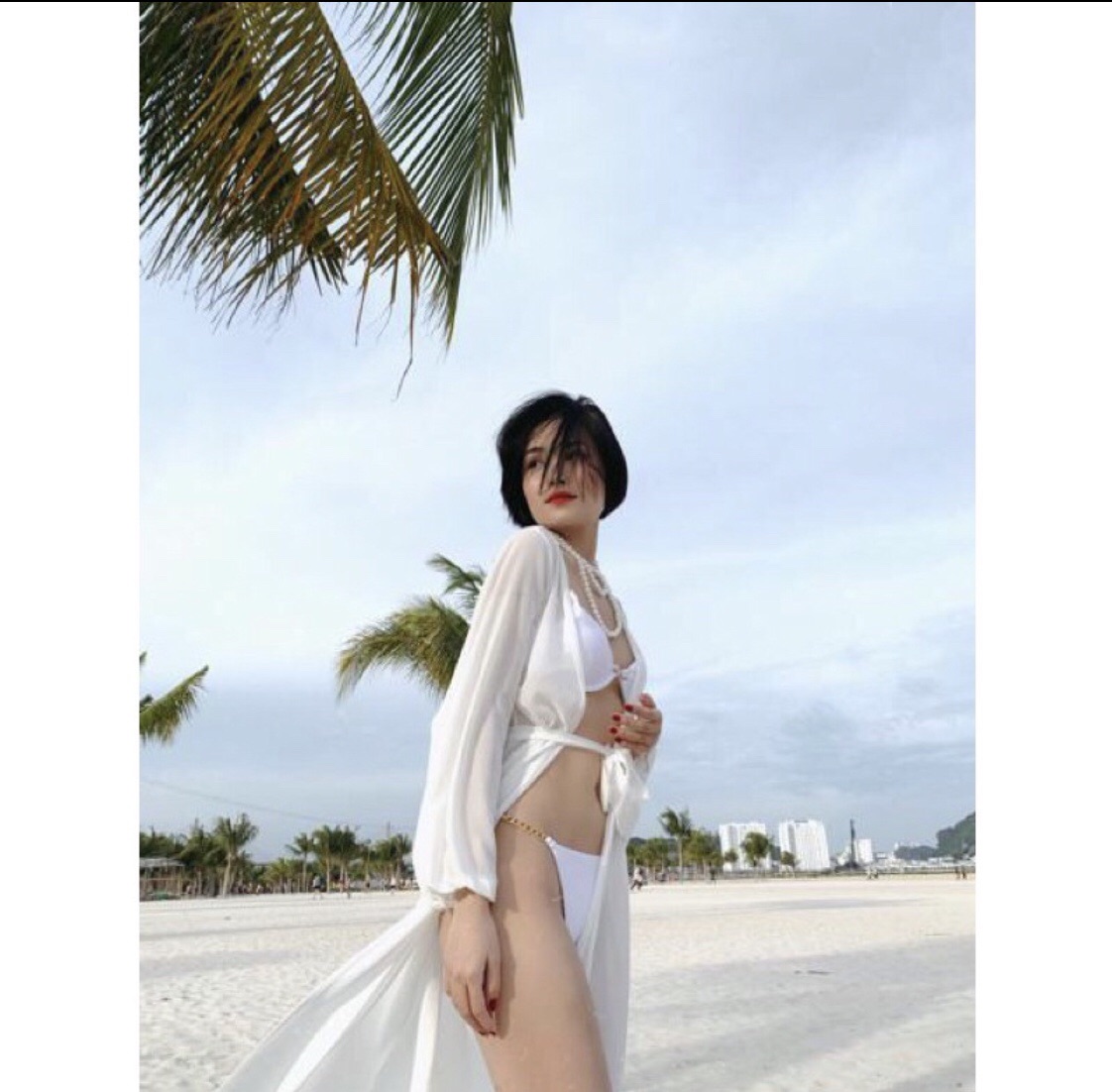 Áo Choàng Đi Biển Dáng Dài