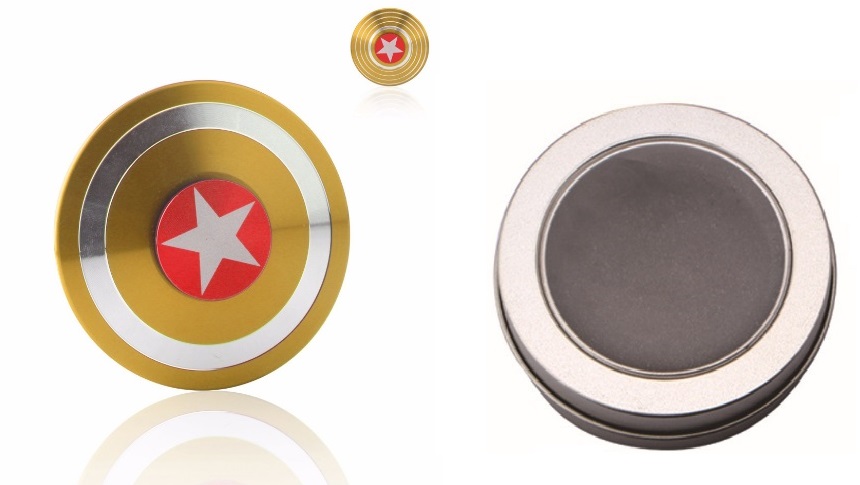 Đồ Chơi Con Quay ( Fidget Spinner) Đội Trưởng Mỹ ( Captain America ) Cực Chất
