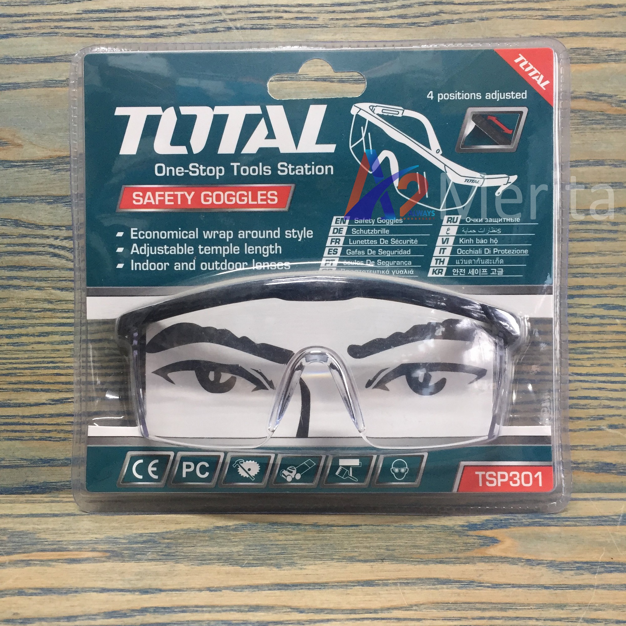 Kính bảo hộ lao động total tsp301