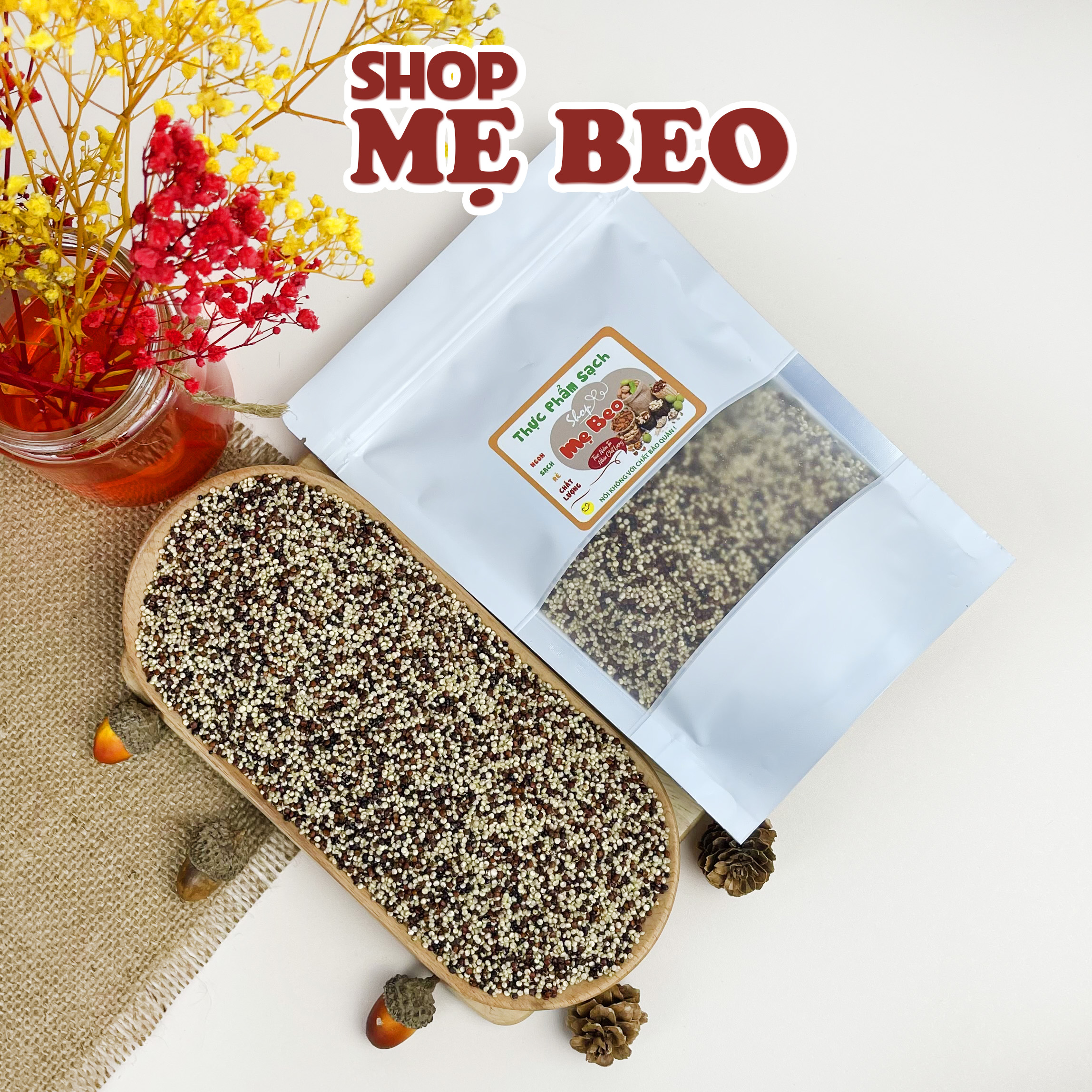 Hạt Diêm Mạch Trắng Mỹ - White Quinoa Mỹ