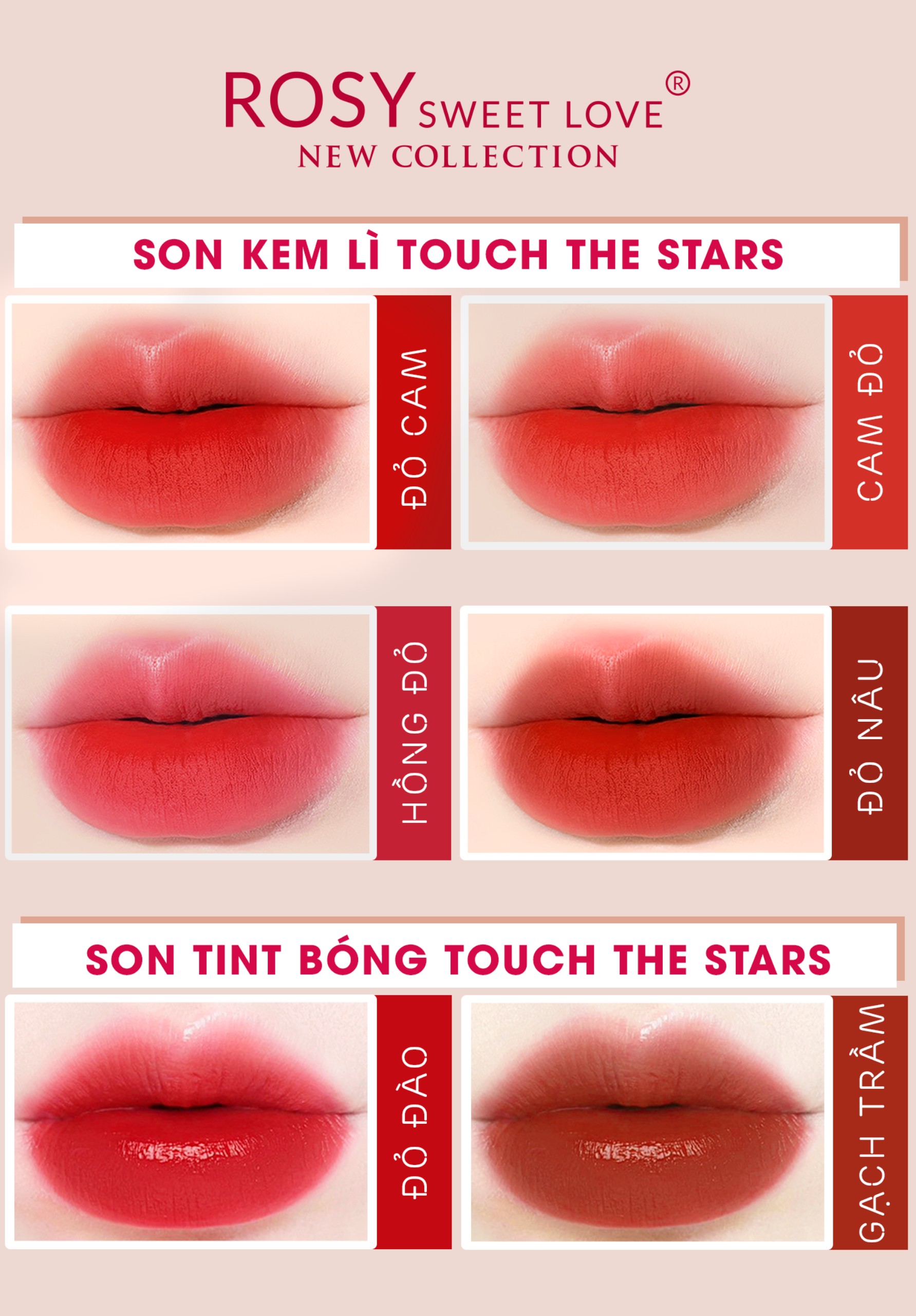 [Chính Hãng] son kem rosy