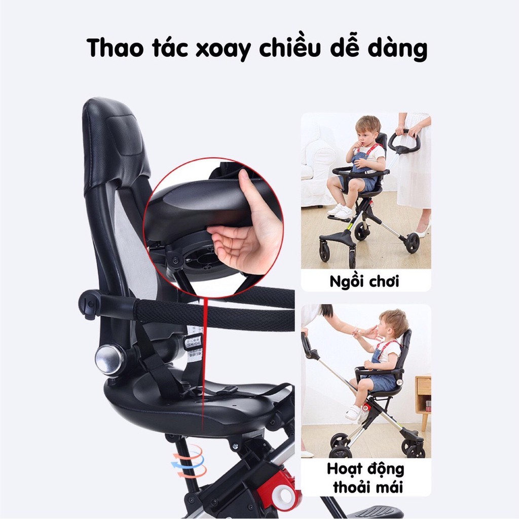 Xe Đẩy Đảo Chiều Gấp Gọn Tomorrow Sky