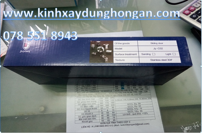 BỘ LÙA TREO RAY INOX 10 x 30