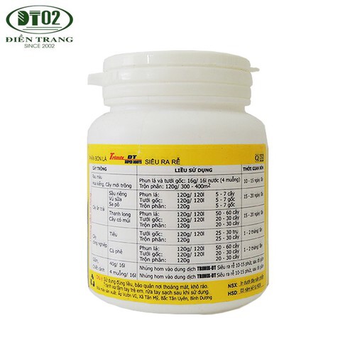 COMBO Nấm Trichoderma ngừanấmbệnh500g - PhânbónkíchrễTRIMIX120g ĐIỀNTRANG