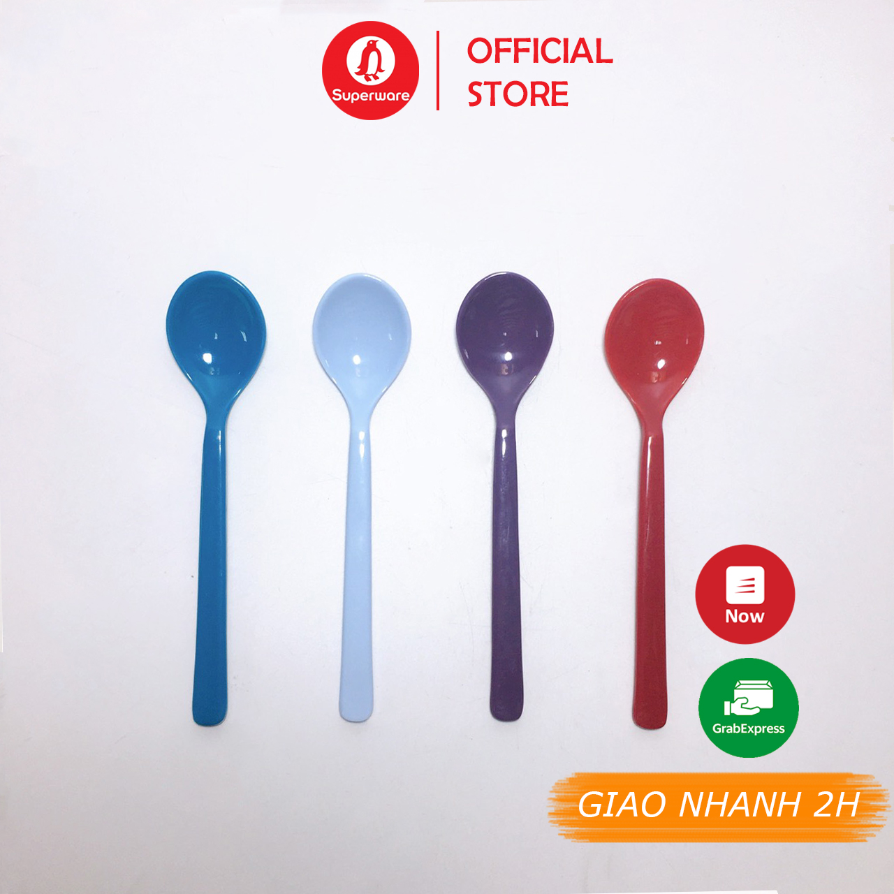 Thìa Cà Phê SUPERWARE Nhựa Phíp 100% Melamine - SP202