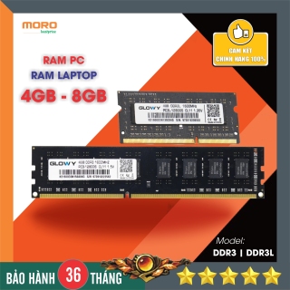 Bộ nhớ Ram PC - Ram Laptop Glowy DDR3 4G 8G 1600MHz thumbnail