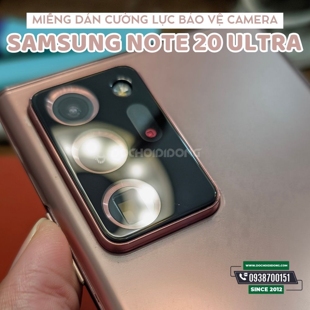[HCM]Miếng dán cường lực camera Samsung Note 20/ Note 20 Ultra Zacase Thủy Tinh Hữu Cơ