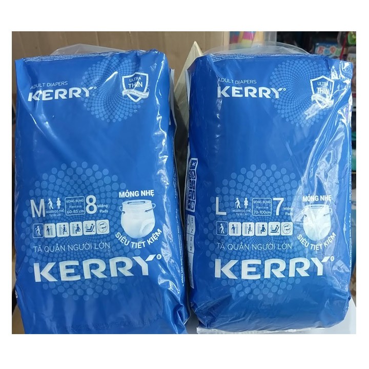 combo 10 bỉm già kerry size M,Size L