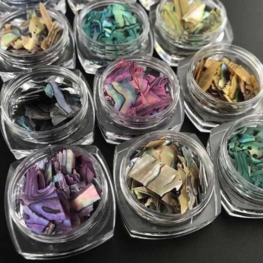 Xà cừ nail vân đá mỏng sét 12 màu