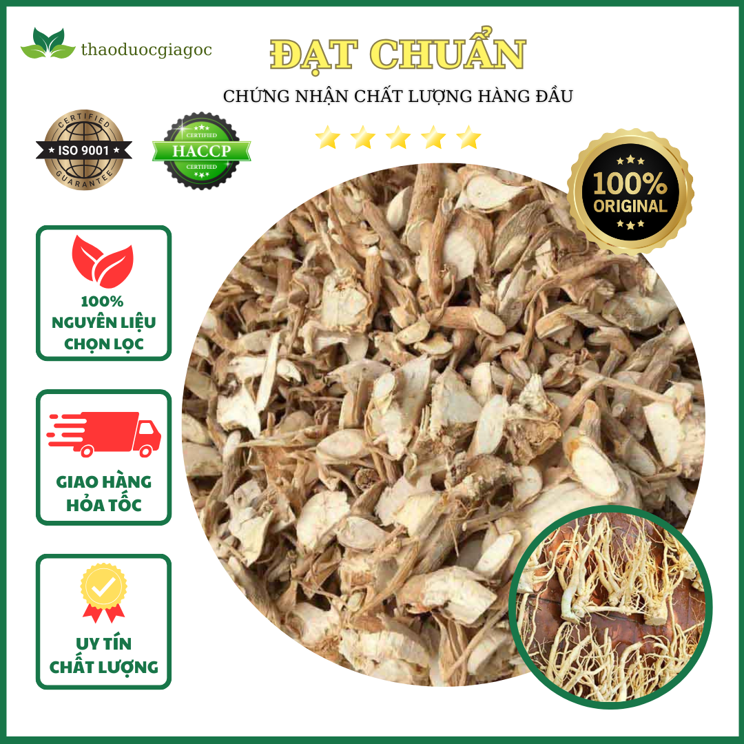 1kg củ đinh lăng khô sạch (rễ đinh lăng)thaodươcgiagoc