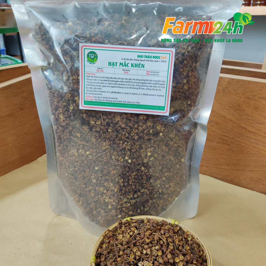Hạt mắc khén rừng Tây Bắc gia vị chuẩn thơm ngon cho các món ăn tẩm ướp và món chấm | Farm24h