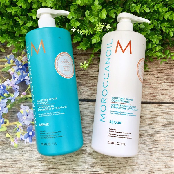 1000ml roccanoil Moisture Repair Shampoo and conditioner set
