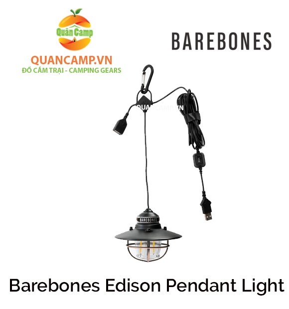 [HCM]Đèn pin cắm trại Barebones Edison Pendant Light
