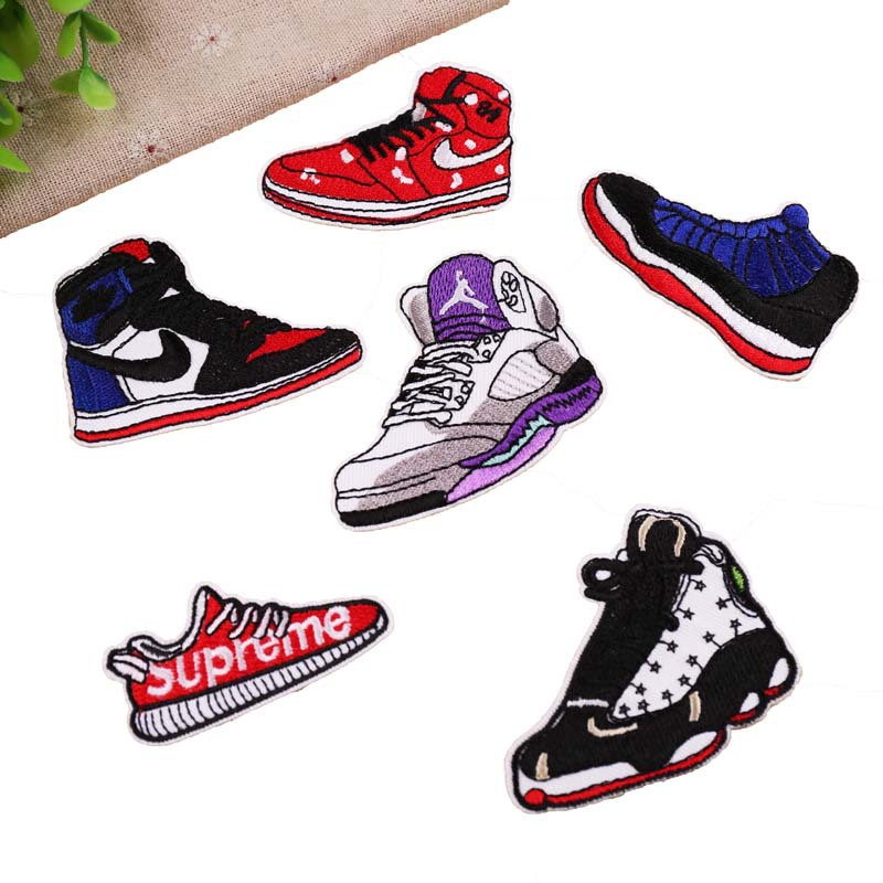 Sticker Logo Patch Ủi Áo Hình Giày Nk Thời Trang - Vani Store