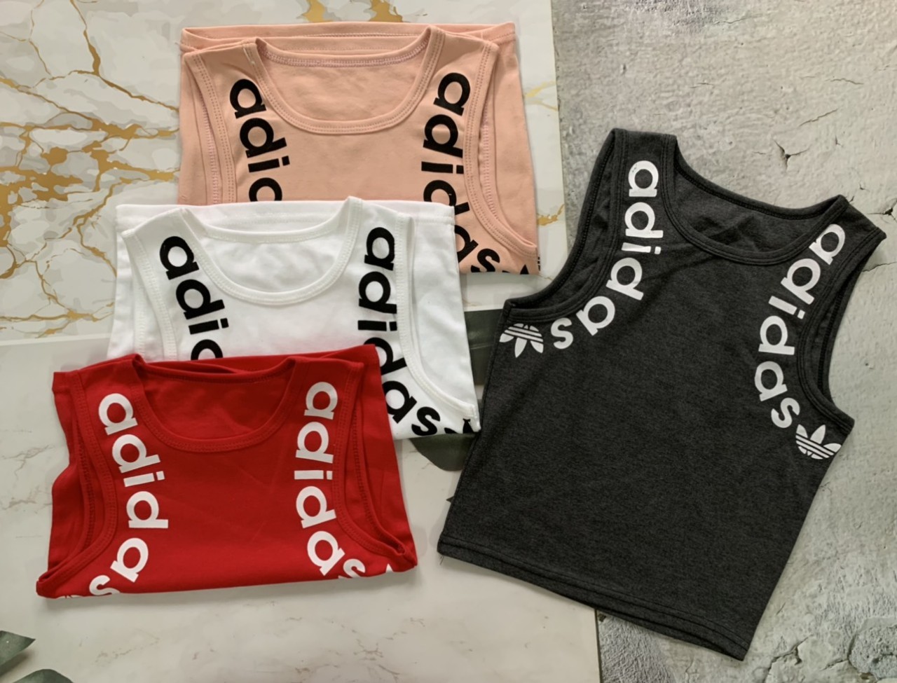 Áo thun ba lỗ ngược - áo sát nách crotop nữ