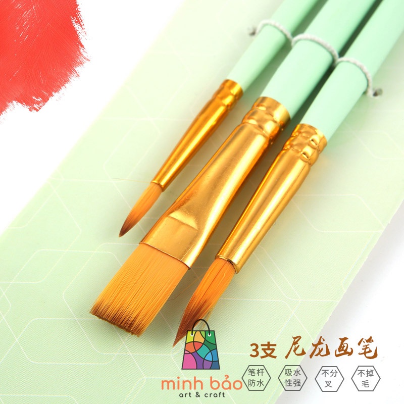 BỘ 3 CÂY CỌ VẼ PASTEL KEEP SMILLING A6331