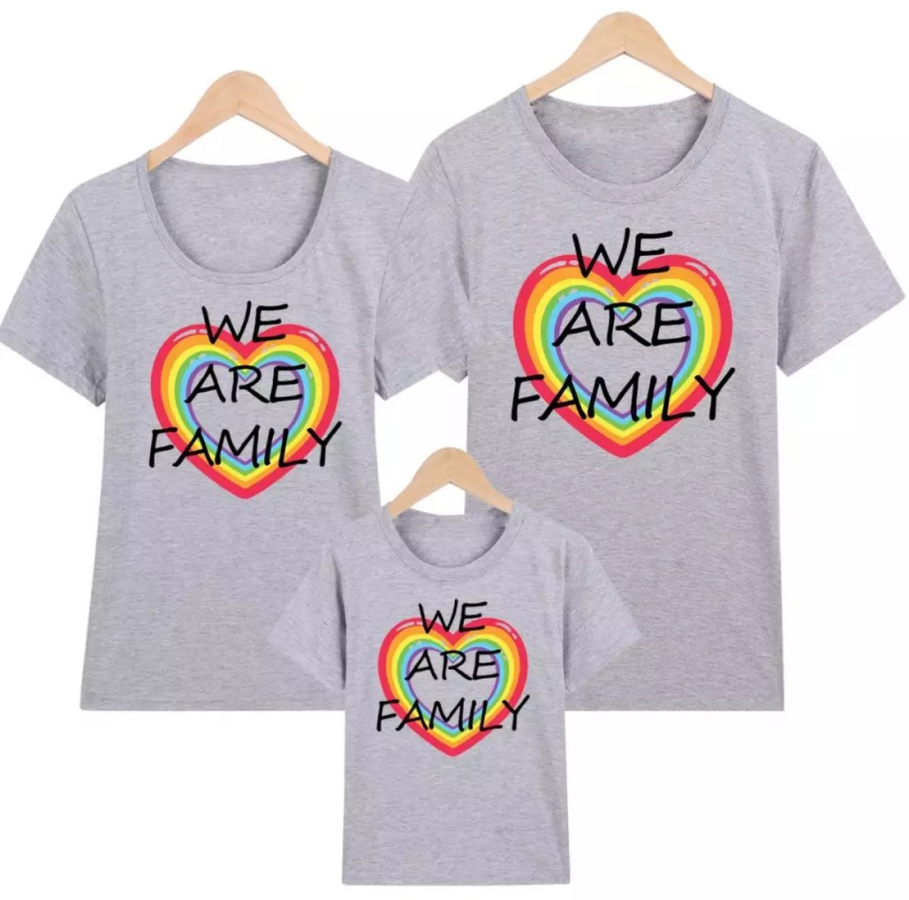 Áó gia đình 3/4/5 người WE ARE FAMILY [giá sĩ] - đồ gia đình