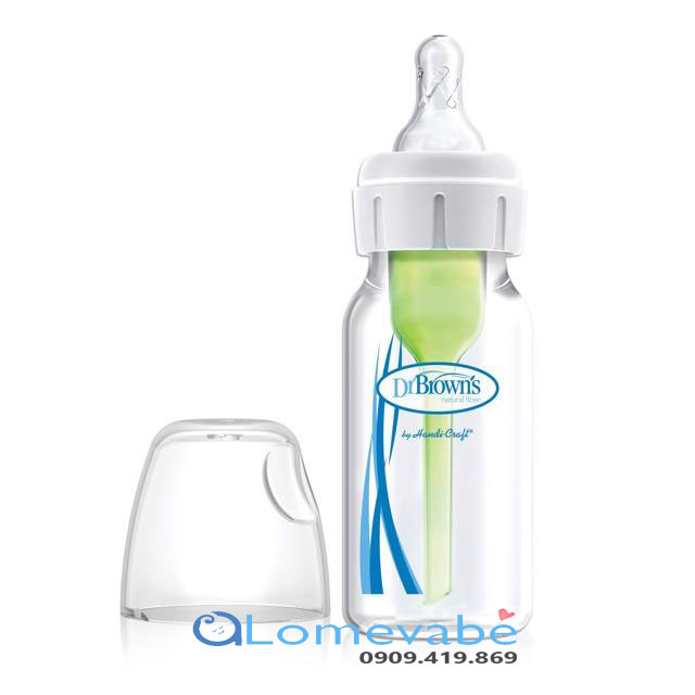 SET 3 BÌNH SỮA DR BROWNS CỔ THƯỜNG OPTION PLUS 120ML.[HÀNG XÁCH TAY USA]