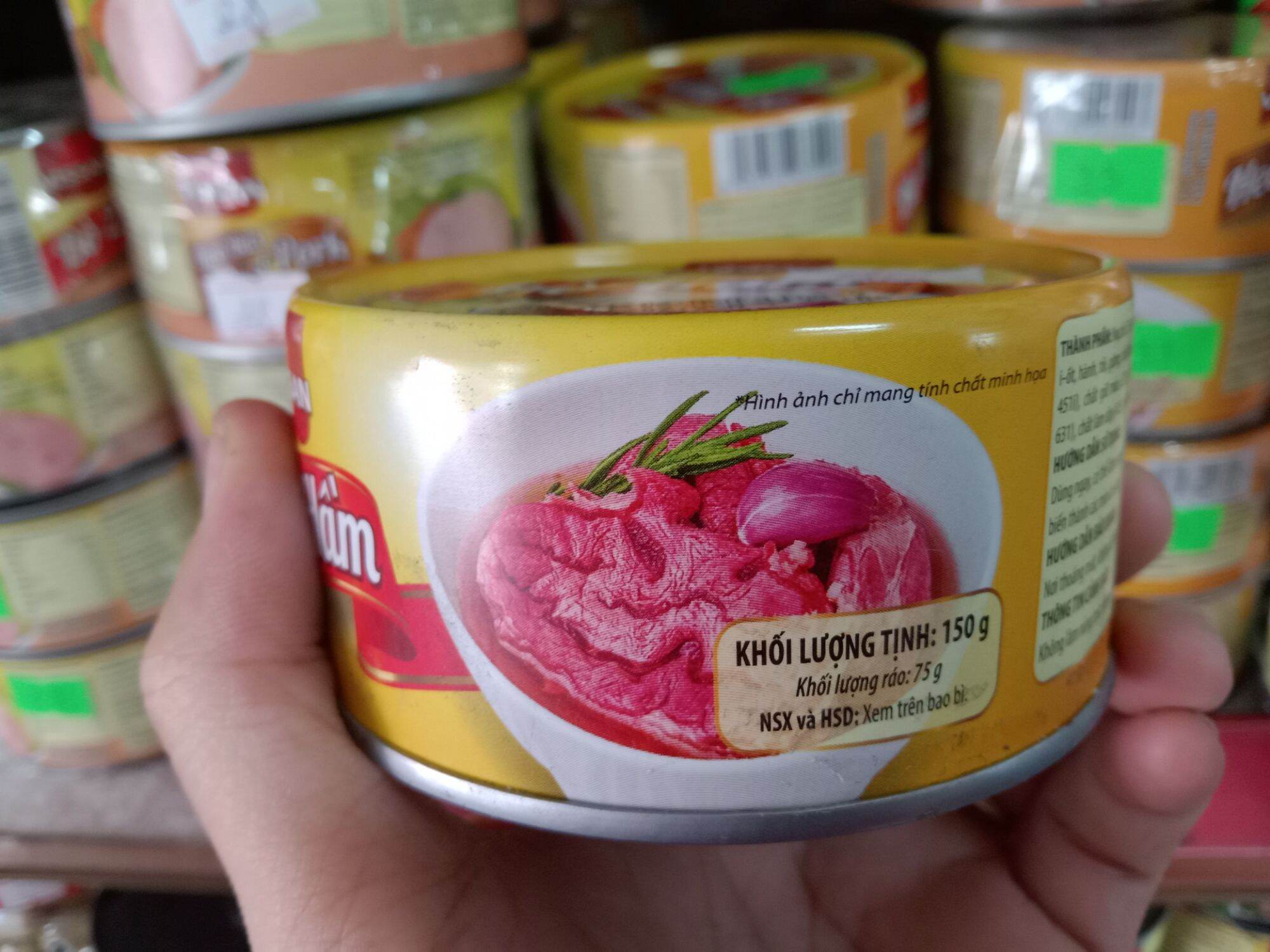 Combo 4 lon Bò Hầm lon in Vissan ( 4 hộp x150g)