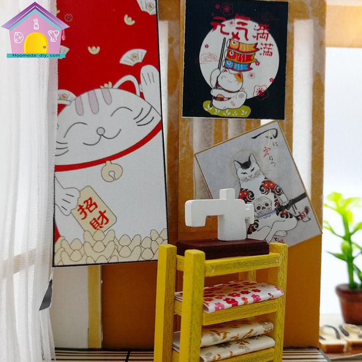 Mô hình nhà gỗ tự ráp Tịnh tâm