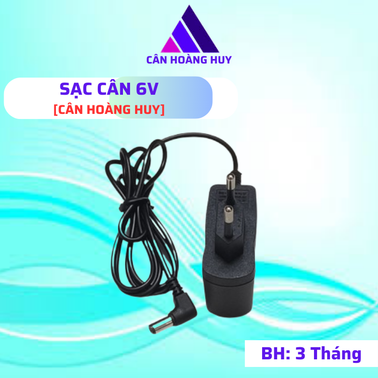 Sạc cân điện tử 6V dùng cho mọi dòng cân điện tử