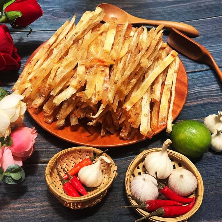 khô cá thiều que hộp 200g
