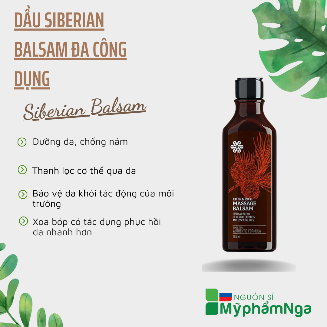 Dầu Siberian Balsam đa công dụng