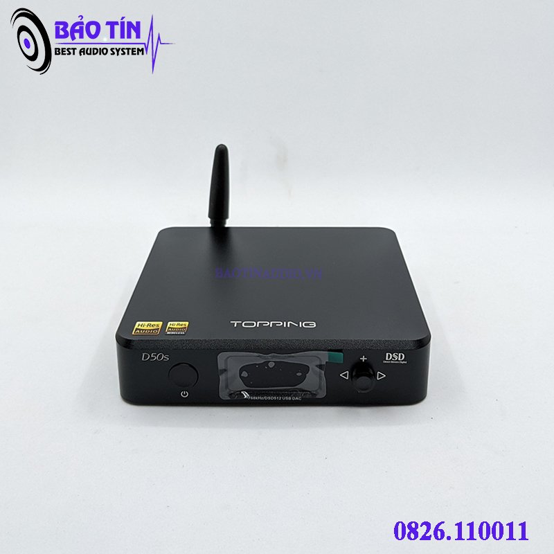 DAC TOPING D50s Tặng Kèm Dây Quang Mĩ 2m