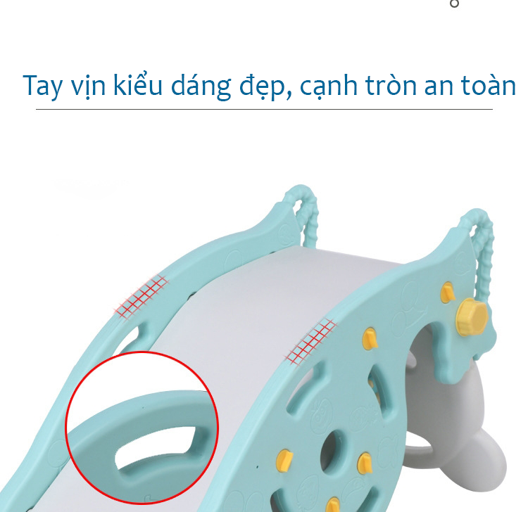 Cầu trượt bập bênh 3 in 1,