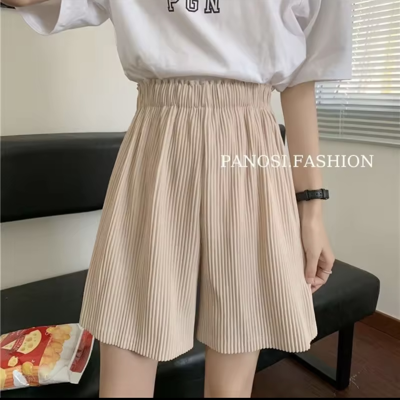 Quần đùi nữ mặc nhà ỐNG RỘNG, ĐAI CHUN, VẢI BO GÂN quần đùi nữ đẹp, quần sọt nữ, quần short nữ, quần sooc nữ, quần short đùi nữ mềm mát