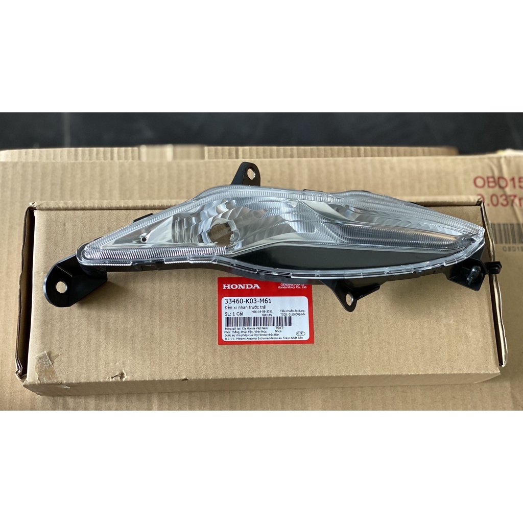 Đèn xi nhan trước bên trái honda wave rsx110 năm 2014 . 33460k03m61