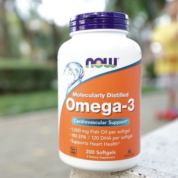 Thực Phẩm Bổ Sung Dầu Cá Now Omega 3 200 Viên
