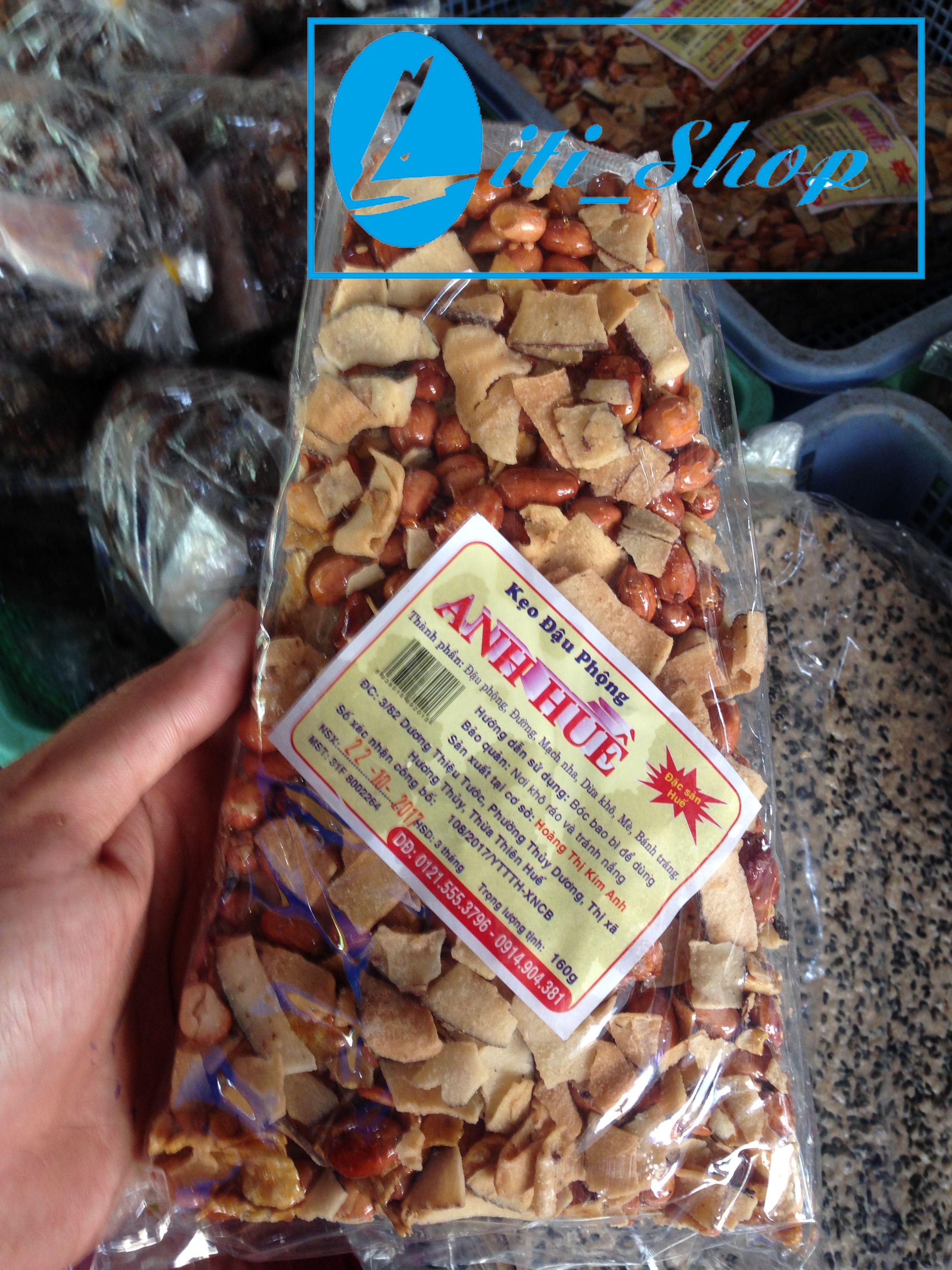 Kẹo đậu phọng Mạch nha-Dừa 160Gr