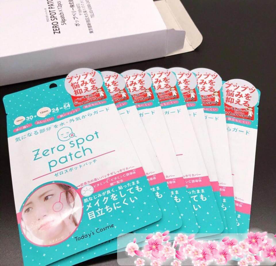 Miếng Dán Mụn Zero Spot Patch  54 Miếng Nhật Bản