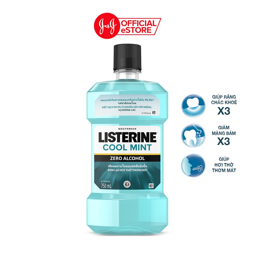 Nước súc miệng Listerine  chai 750ml