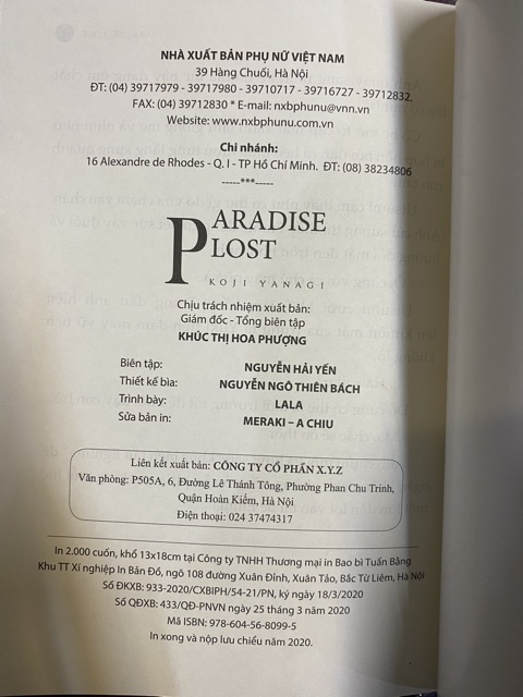 Paradise Lost – Tập 3 (Tập 3 Của Joker Game) - Amak Books