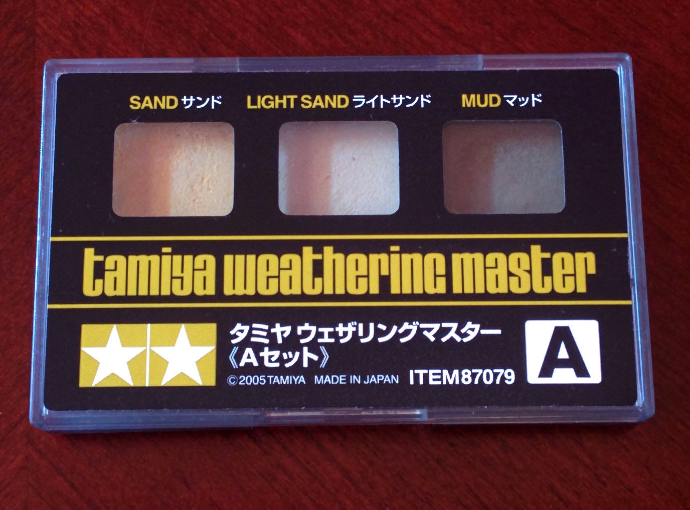 Màu hiệu ứng TAMIYA - Phấn phủ Tamiya weathering master set A/B/C/D/E/F/G/H